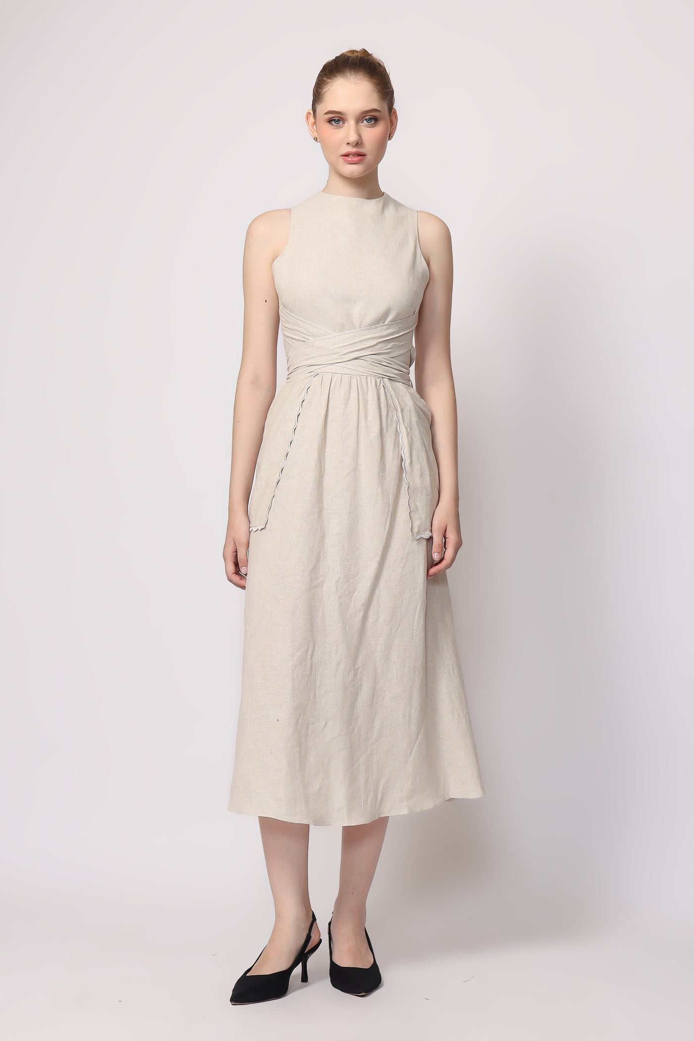 Lava Dress in Beige