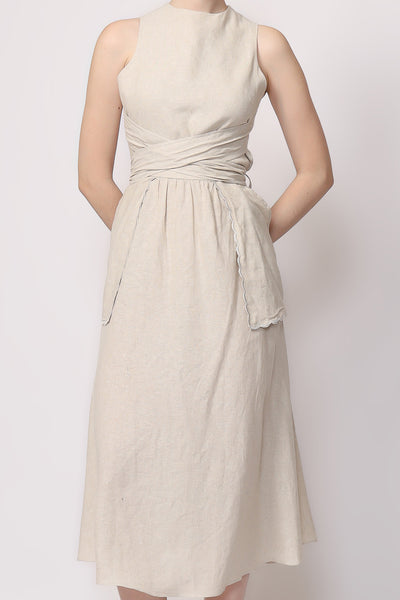 Lava Dress in Beige