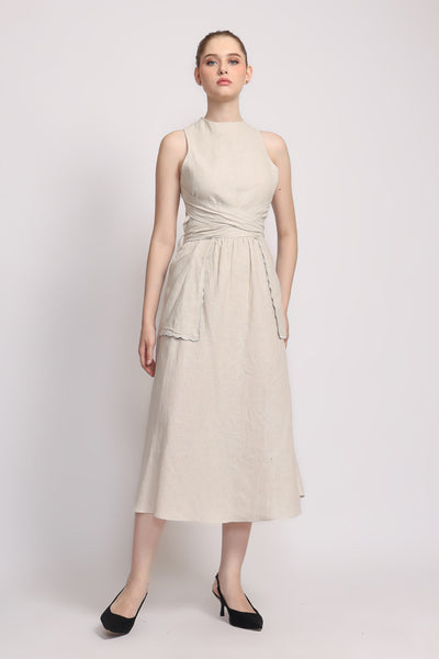 Lava Dress in Beige