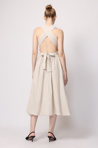 Lava Dress in Beige
