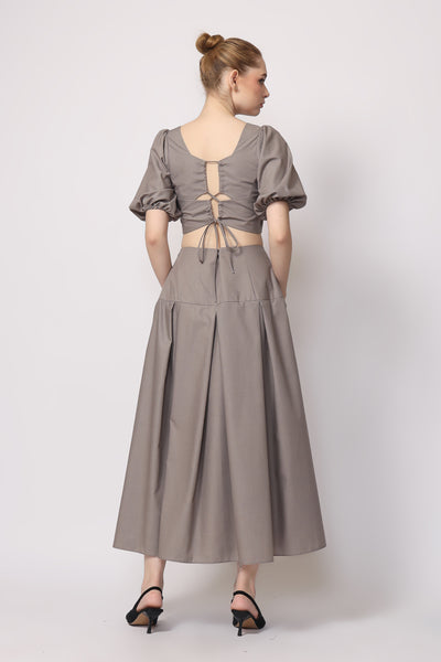 Nael Crop Top in Grey