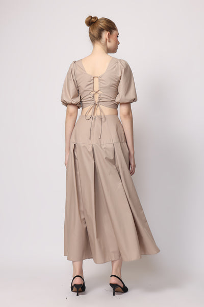 Nael Crop Top in Sand