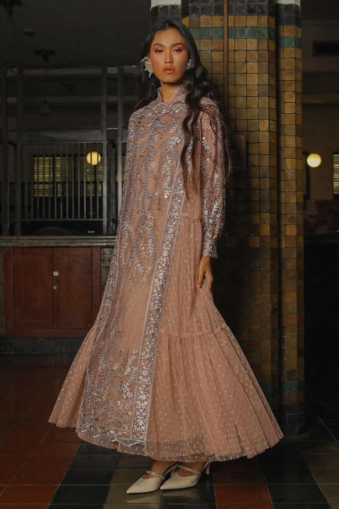 Lafaye Dress in Brown