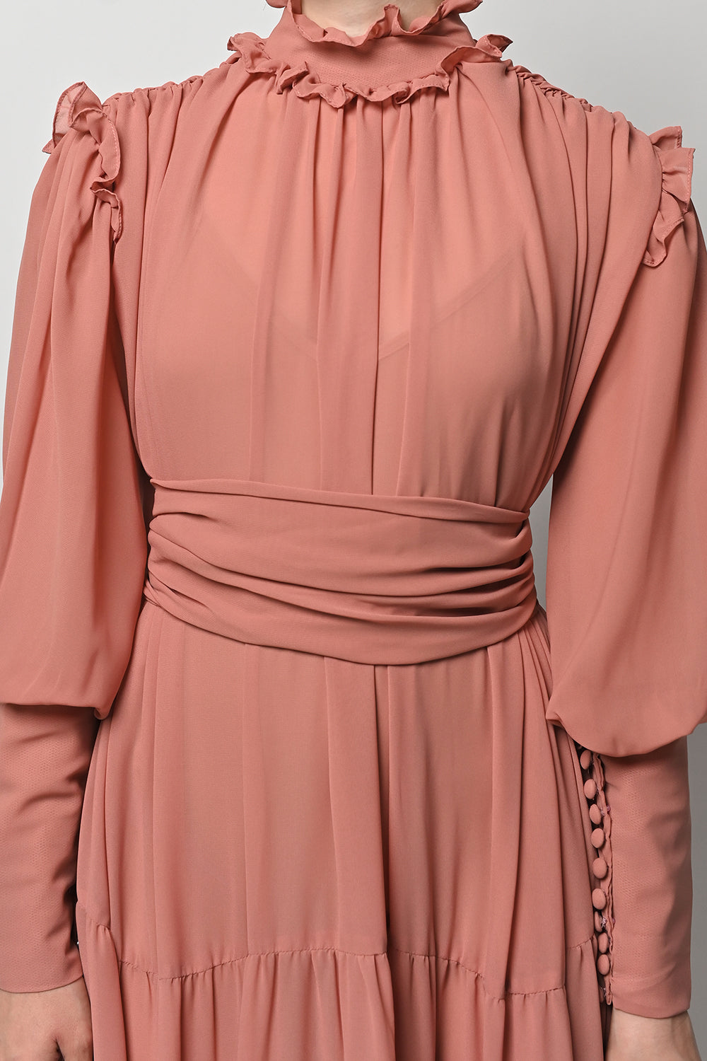 Ofra Dress in Terracotta