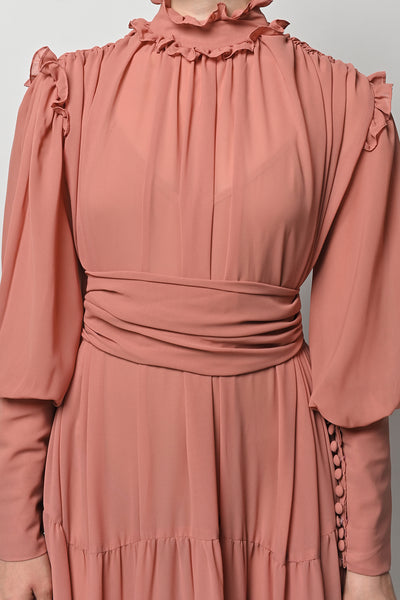 Ofra Dress in Terracotta