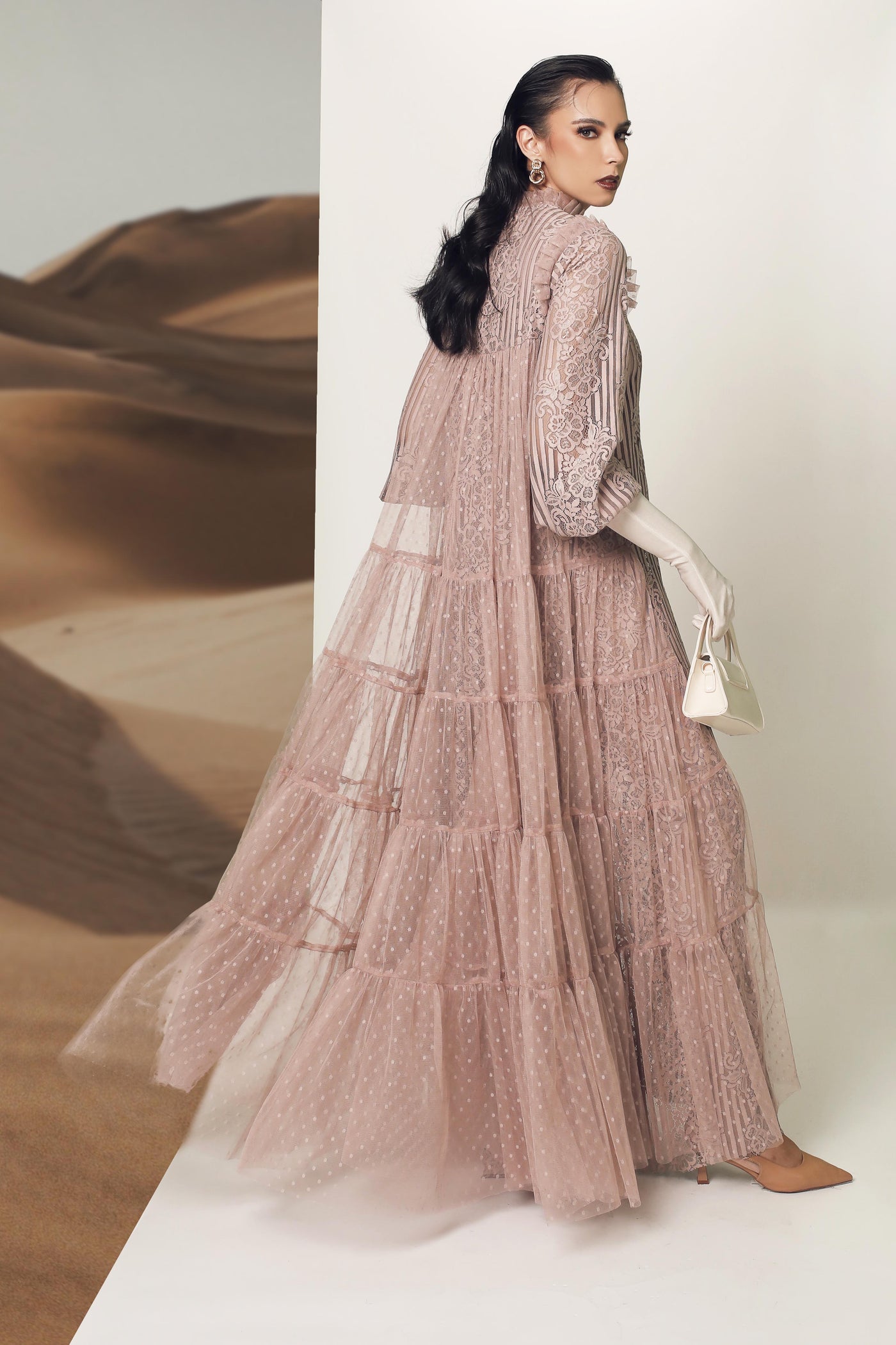 Ousie Dress in Taupe
