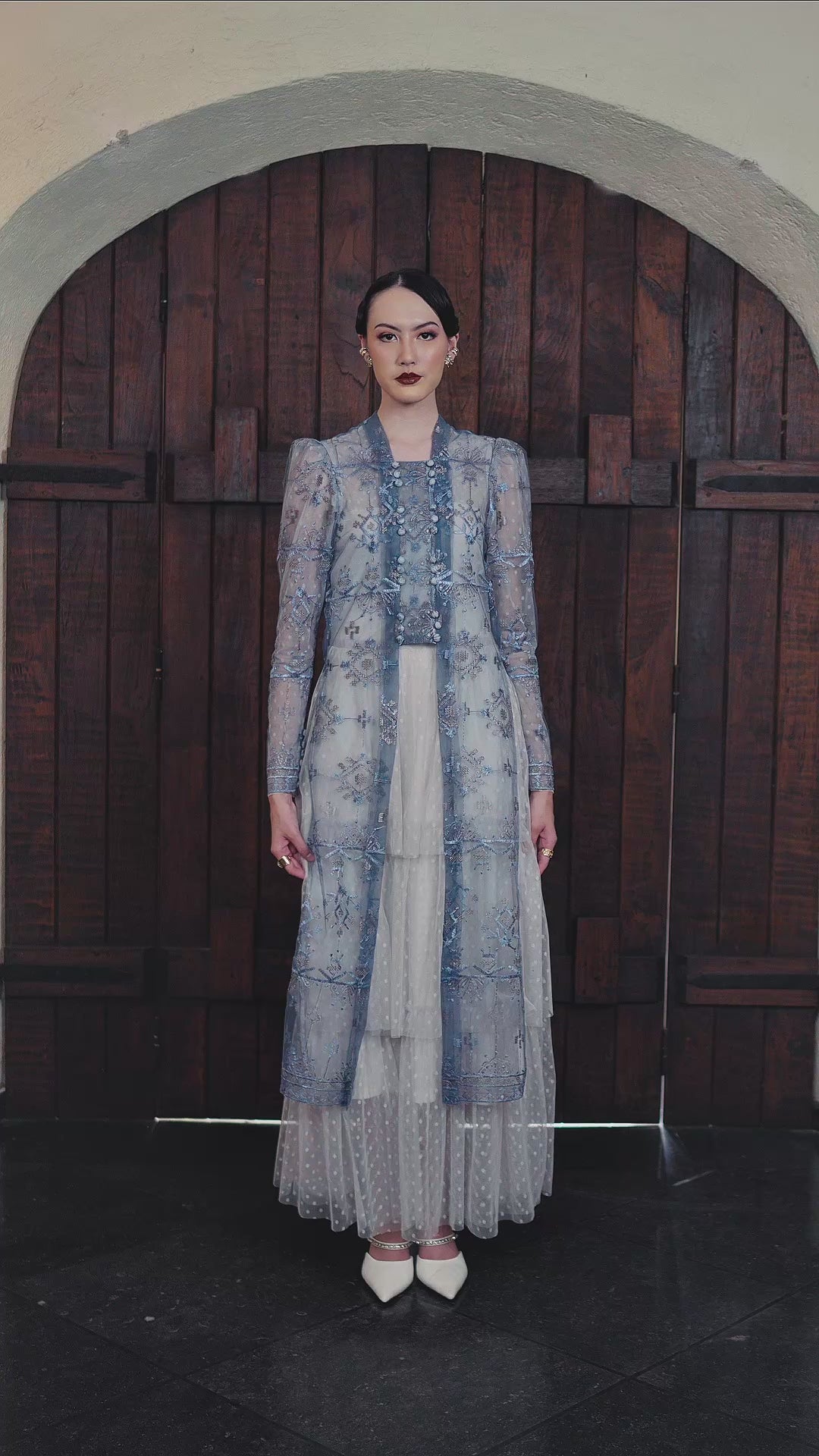 Asya Dress in Light Blue