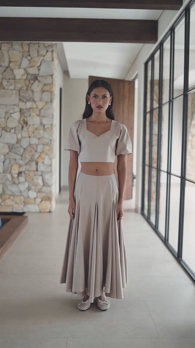 Nava Skirt in Sand