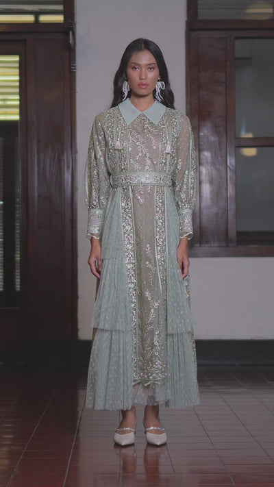 Lena Dress in Green