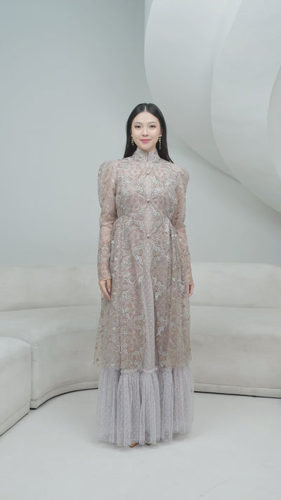 Kyra Dress in Beige