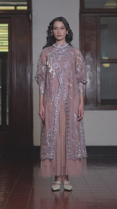 Leza Dress in Brown
