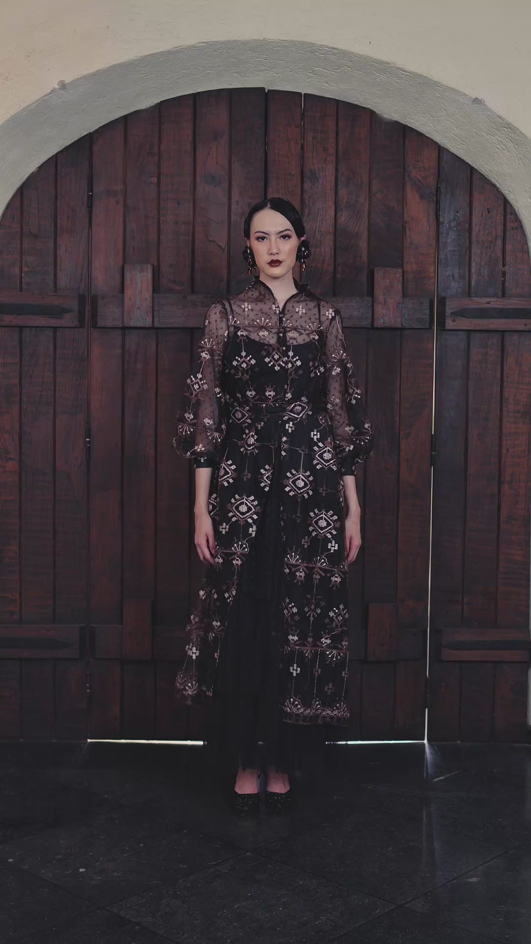 Runna Dress in Mahogany