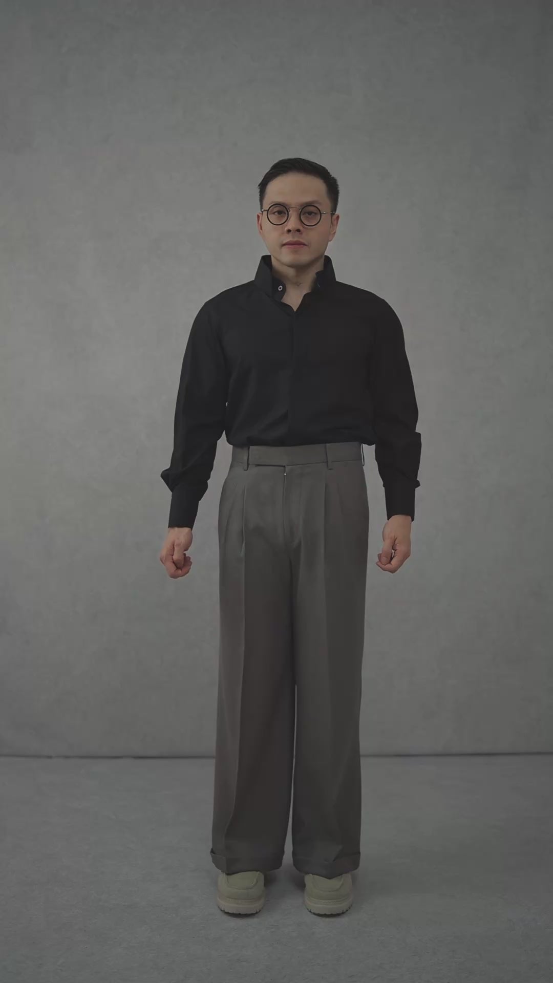 Leon Pants In Grey