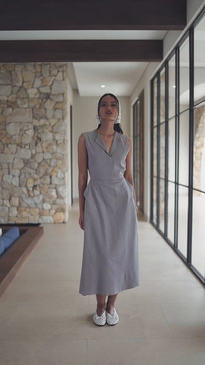 Lucia Dress in Gray