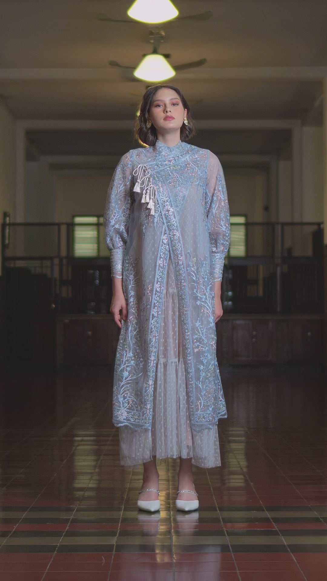 Leza Dress in Blue