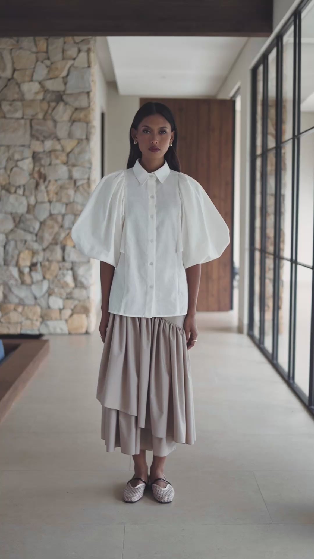 Queen Shirt In Off White