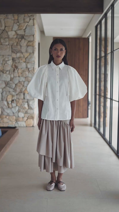 Queen Shirt In Off White