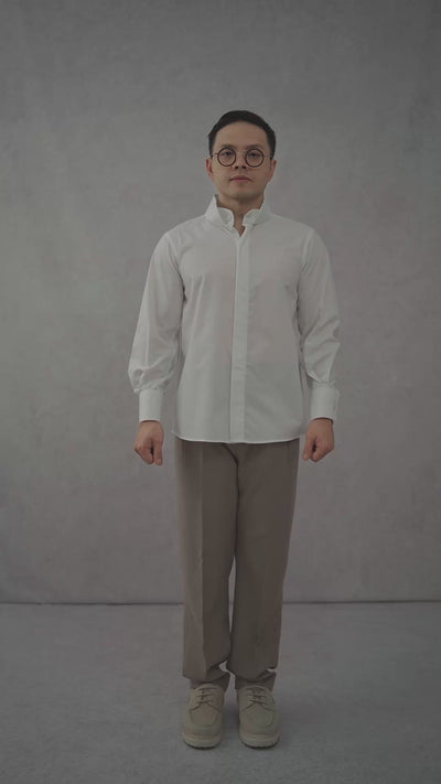 Wolf Shirt in Off White