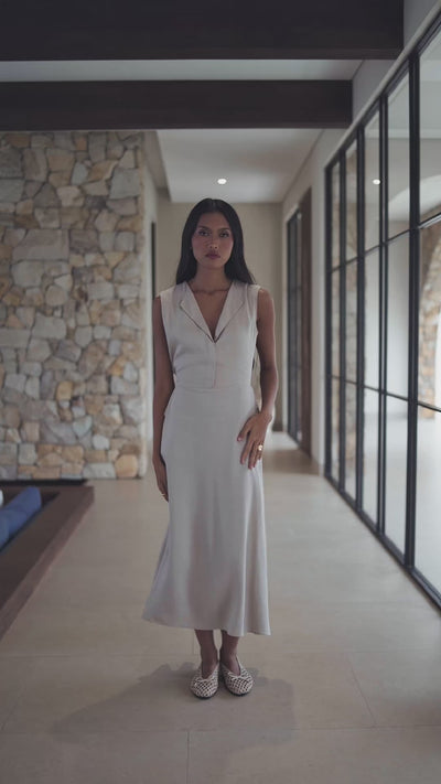 Lucia Dress in Sand