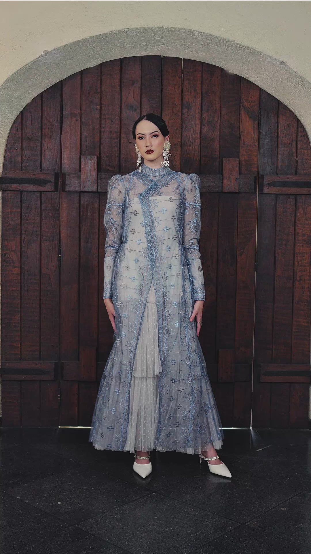 Jenna Dress in Light Blue