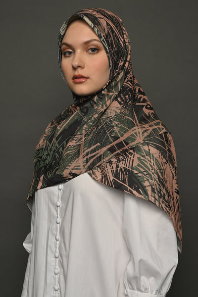 Grafitti Scarf in Army