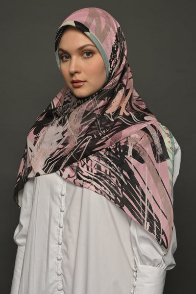 Grafitti Scarf in Mint