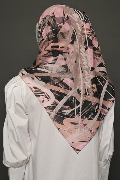 Grafitti Scarf in Mint