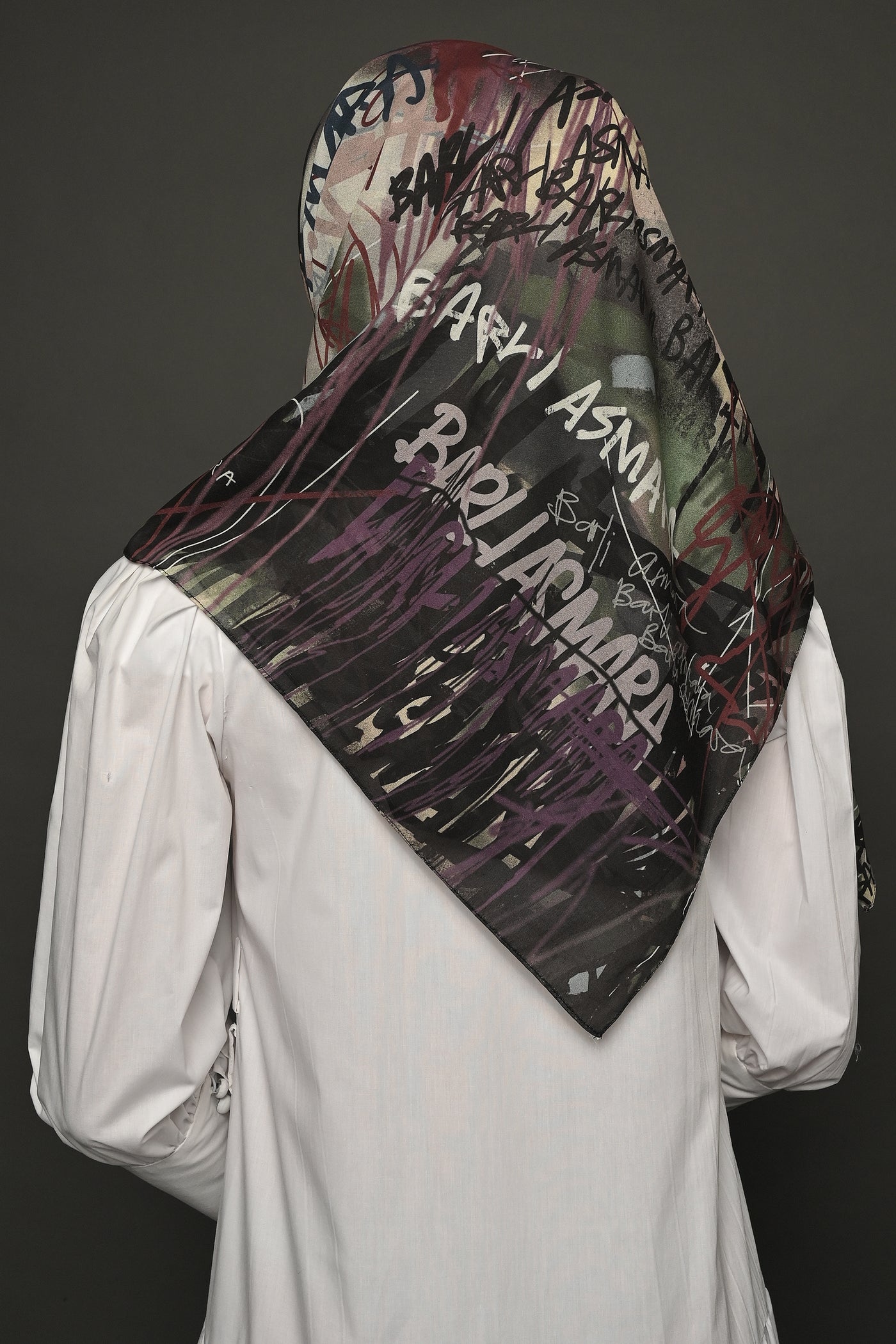 Grafitti Scarf in Multicolors